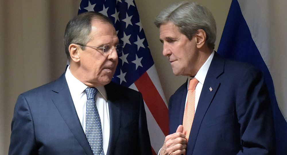 Lavrov Discusses Implementation of Syrian Agreements With Kerry