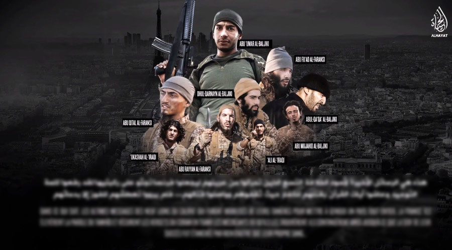 ISIL Releases Video of ‘Paris Attackers’
