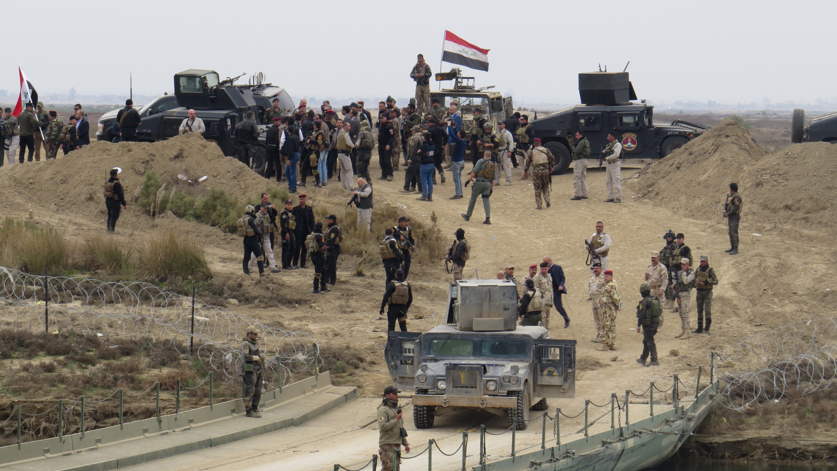 Iraq’s PMF Advance in Khalidiya Island in Ramadi