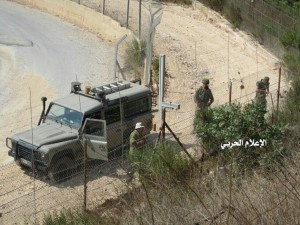 Israeli soldiers near Lebanon border