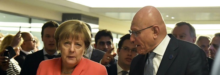 Salam Meets Merkel, Reiterates Lebanon’s Refusal to Naturalize Syrian Refugees