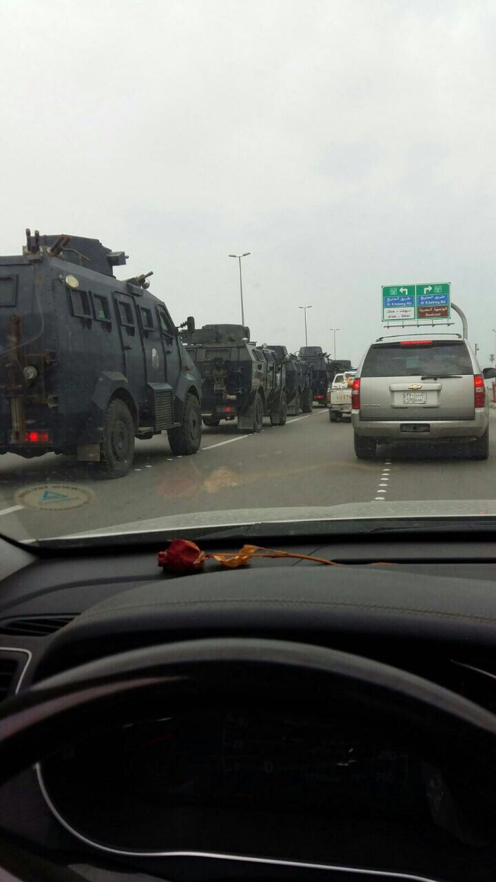 Saudi Authorities Send Armored Vehicles to Qatif, Deploy Anti-Riot Forces