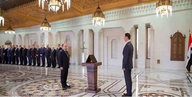 New Syrian Gov’t Takes Constitutional Oath before President Assad