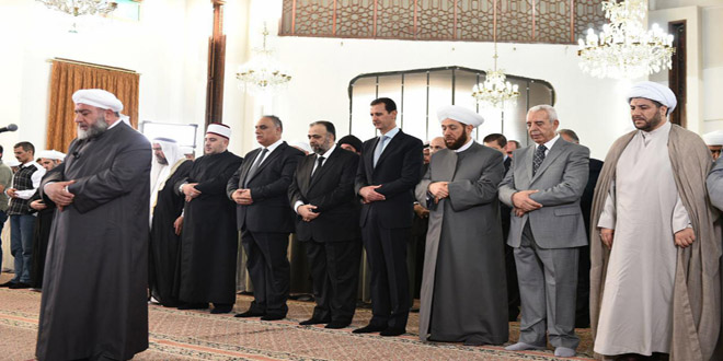 Assad Performs Eid Prayers: This Time in Homs