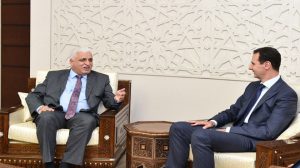 Assad Receives Letter from Abadi on Cooperation between Iraq, Syria