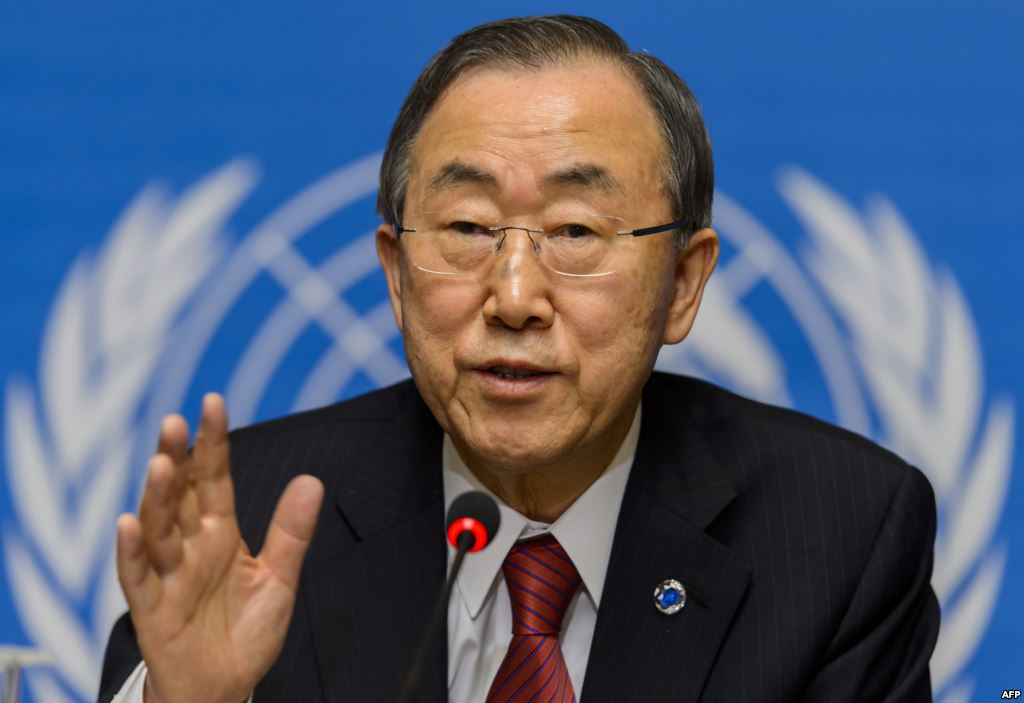 UN Chief Ban Ki-moon in Baghdad for Talks