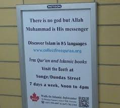 Canada/Polémique : Affiches pro Islam dans le métro de Toronto
