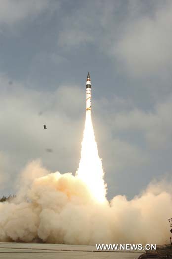 Inde: tir d’essai réussi d’un missile balistique

