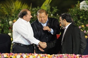 Ahmadinejad, Chafez et Ortega