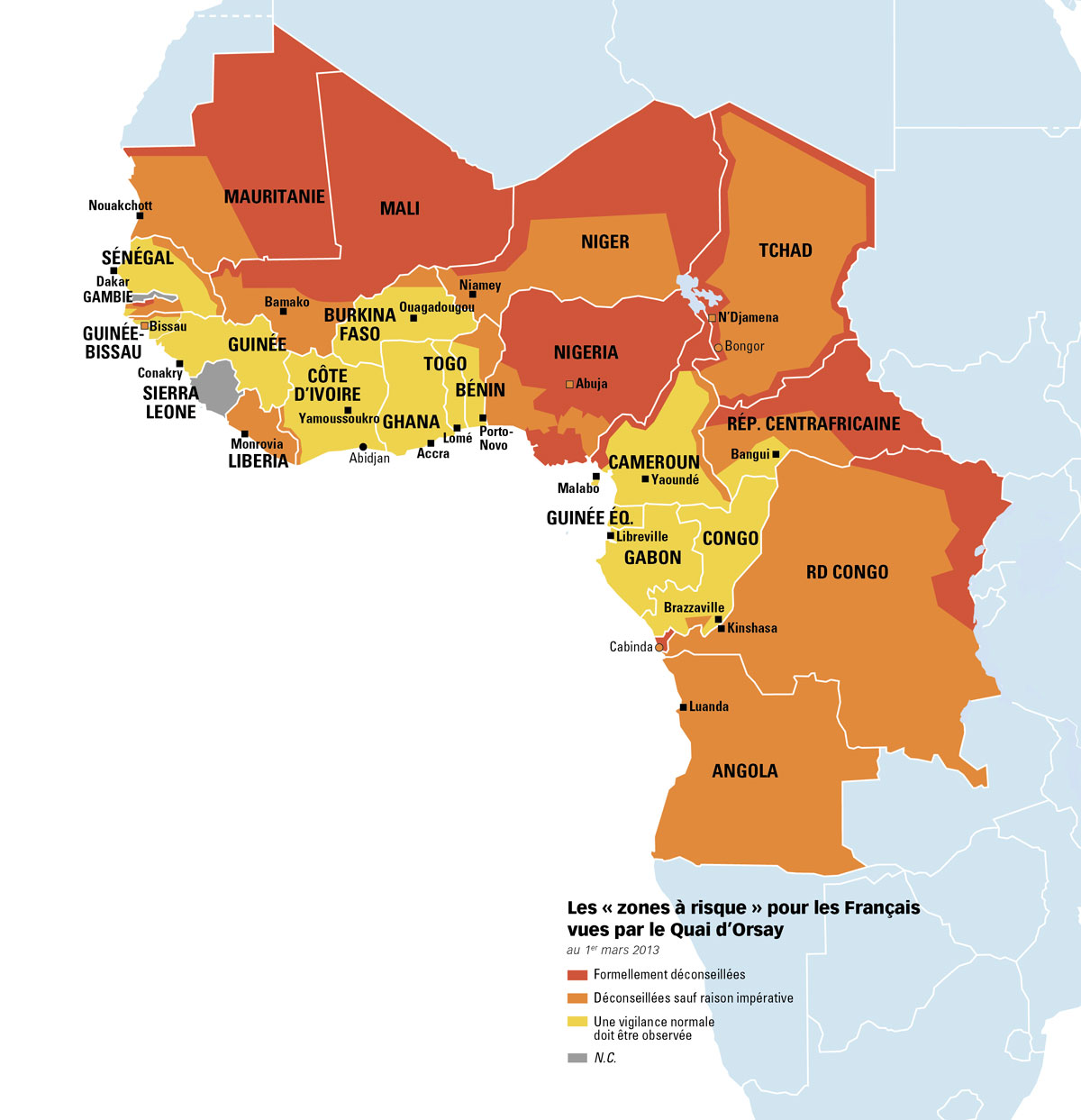 Terrorisme : l’Afrique dans le rouge