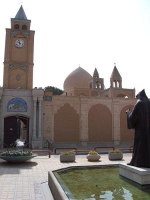 La cathédrale Saint Sauveur à Ispahan