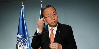 ONU: 1ère rencontre entre Ban et le chef de la soi-disant coalition syrienne