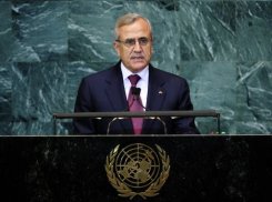 Depuis l’ONU, le président libanais lance un appel à l’aide   
