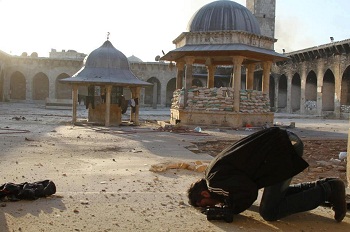 La mosquée des Omeyyades à Alep entre les mains des miliciens 