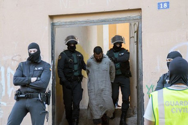 Espagne: démantèlement d’un réseau terroriste, huit arrestations