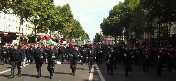 Les CRS ont manifesté à Paris... pour Gaza!