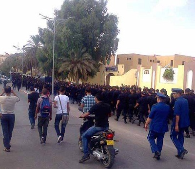 Manifestation inédite de policiers dans le sud de l’Algérie