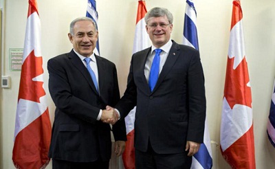 Accord secret Harper/lobby sioniste: soutien à 