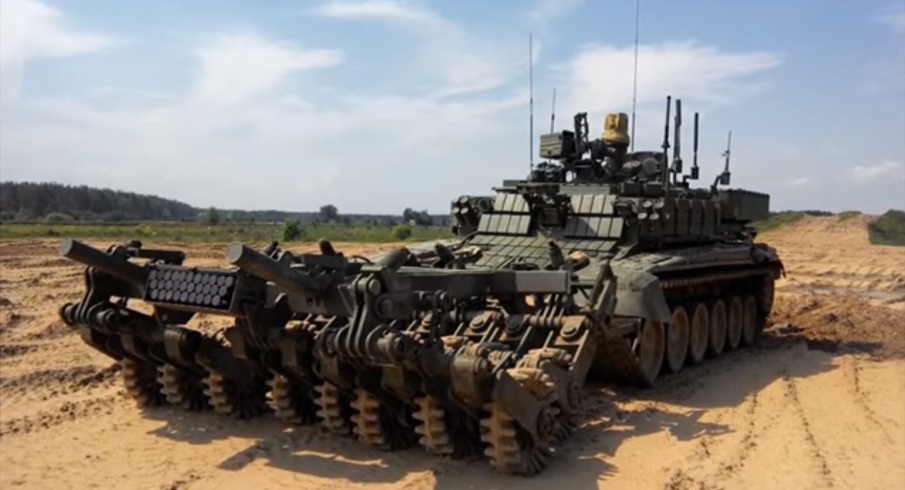 La Défense russe lève le secret sur son robot lourd de déminage