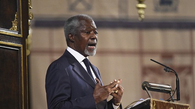 Pour Kofi Annan, l’apocalypse nucléaire est imminente