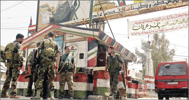 Guerre préventive contre l’armée libanaise à Saïda