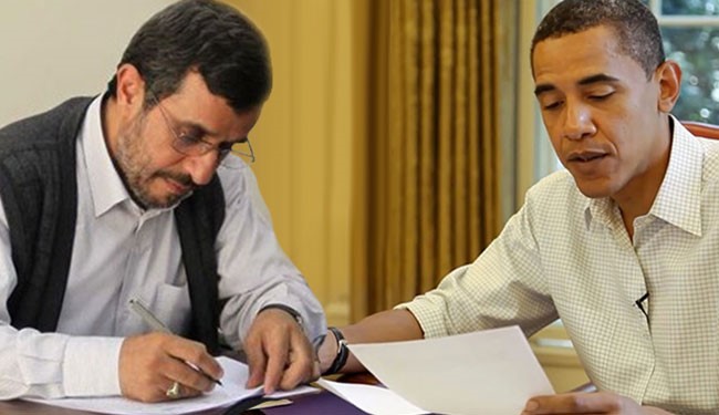 Quand Ahmadinejad écrit à Obama..
