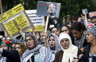 Siguen las manifestaciones en Francia contra los ataques israelíes en Gaza