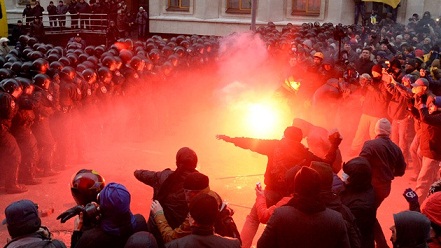 Policía ucraniana: las protestas fueron planeadas de antemano