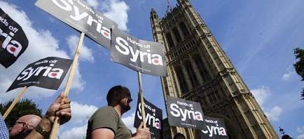 Manifestaciones en Todo el Mundo en contra de un Ataque a Siria