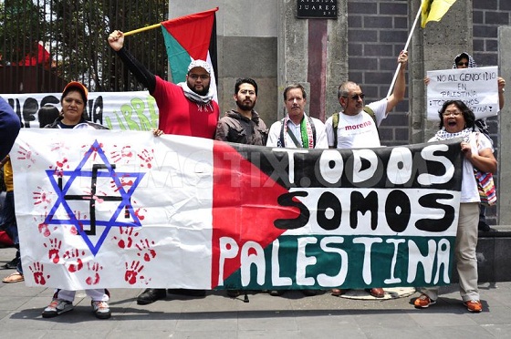 Manifestaciones en México contra la agresión israelí a Gaza