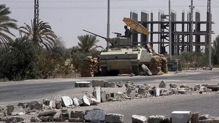 Cuatro militares egipcios muertos en ataque del EI en el Sinaí