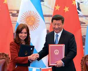 Argentina y China buscan reforzar vínculos

