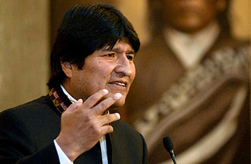 Morales expresa apoyo a plan ruso para solucionar conflicto de Ucrania