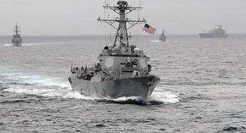 Navío estadounidense lleva a cabo provocación contra China en las Spratley
