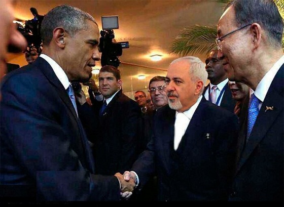 Obama y Zarif estrechan sus manos en un encuentro casual en la ONU