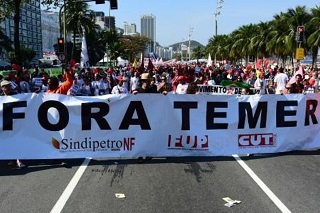 Manifestaciones contra Temer y la Olimpiada en Rio de Janeiro

