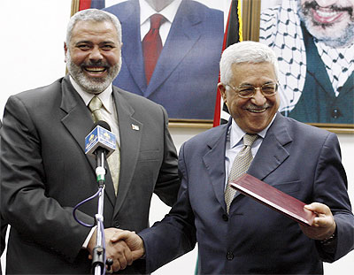 Hamas y Fatah buscan la unidad nacional palestina
