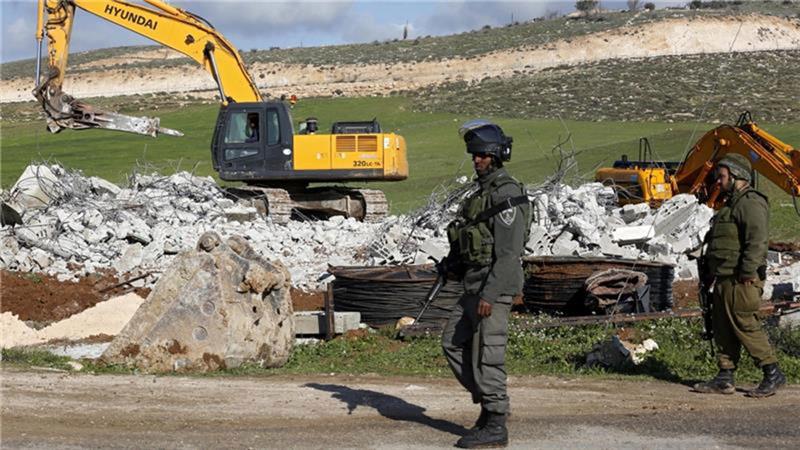Ejército israelí destruye siete viviendas palestinas en un día