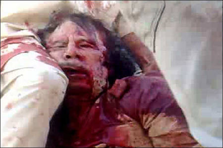 Gadafi Muere de Heridas Después de su Captura