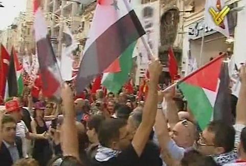 اتراك وعرب يتظاهرون في اسطنبول تنديدا بالسياسة التركية اتجاه المنطقة العربية