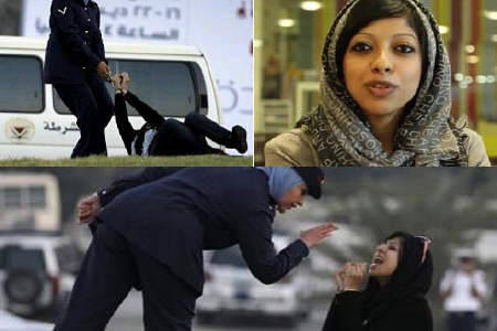 #البحرين: اعتقال الناشطة الحقوقية #زينب_الخواجة ورضيعها ظهر اليوم