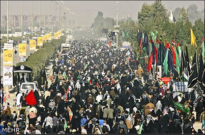 الحشود المليونية في حضرة مقام الإمام الحسين