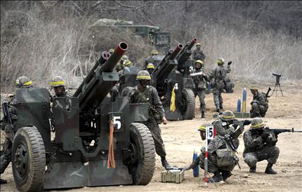 تبادل لاطلاق النار على الحدود بين الكوريتين
