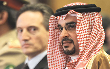 ولي عهد البحرين يتنصل من مقابلة 