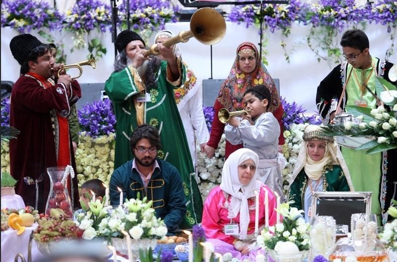 صور من مراسم احتفالات نوروز في إيران