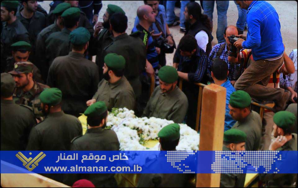 تشييع شهداء التفجير الارهابي امام السفارة الايرانية في روضة الشهيدين في الضاحية الجنوبية لبيروت