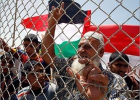اصابة عشرة فلسطينيين بالرصاص في مواجهات مع جيش الاحتلال بغزة