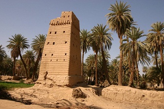 من اثار بيوت الطين في مدينة نجران