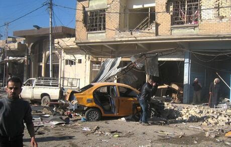 12 شرطياً على الاقل قضوا في هجوم انتحاري على معسكر شمال #بغداد