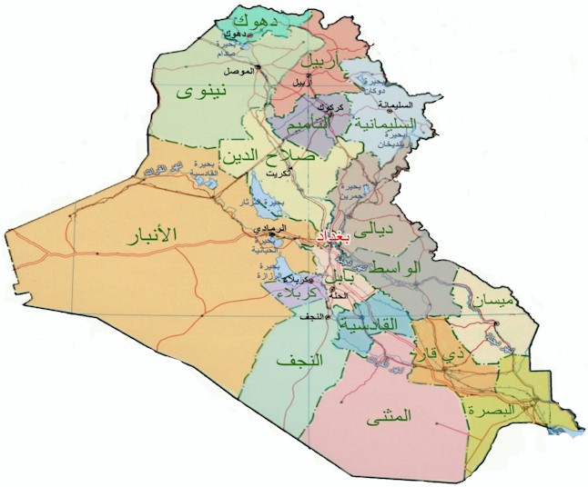 خارطة المواجهات الميدانية في العراق